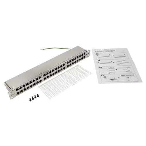 Tripp Lite Cat5e/Cat6 48-Port Patch Panel - Shielded